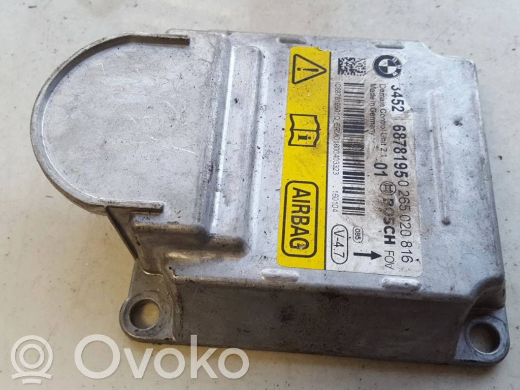 BMW X5 F15 Sterownik / Moduł Airbag 