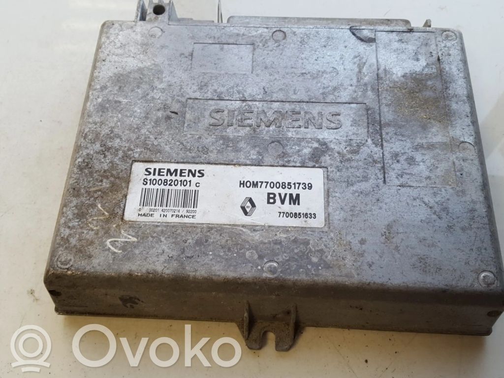 Moottorin ohjainlaite/moduuli   7700851633,7700851739,7700851633,7700851739