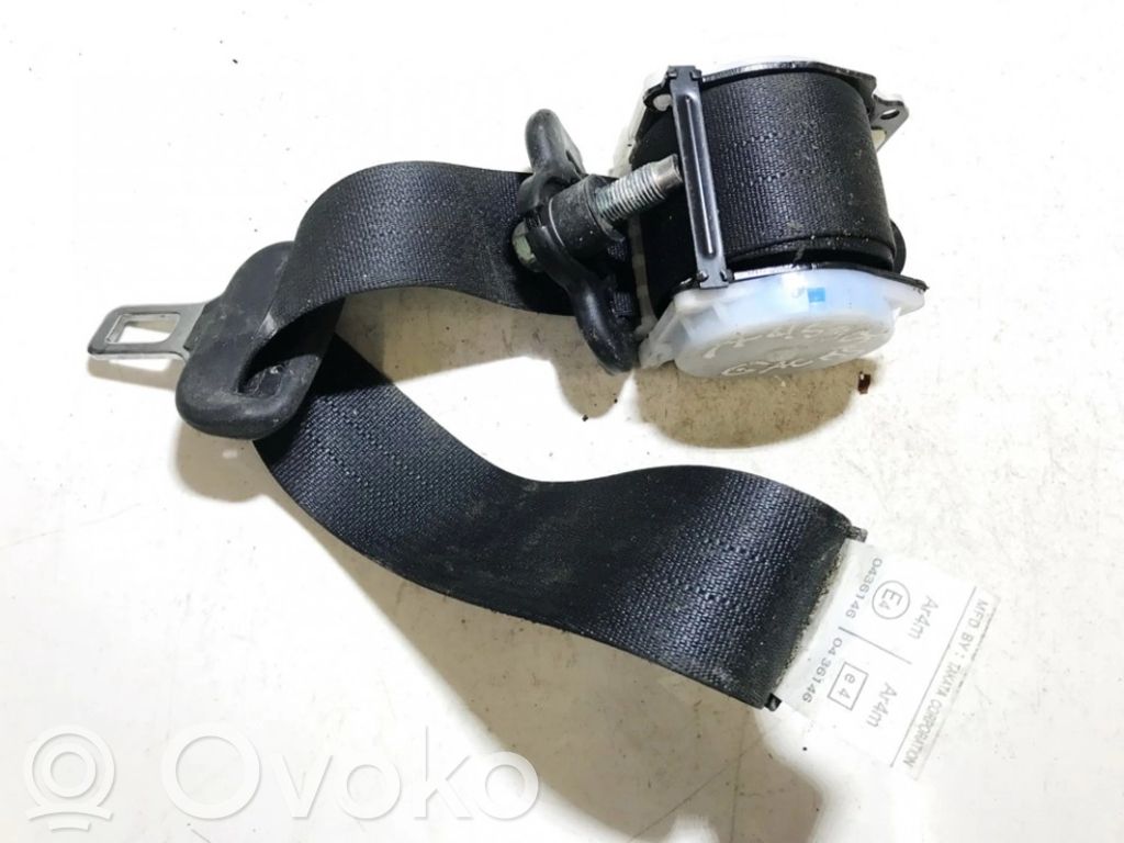 Pas bezpieczeństwa fotela tylnego   C70580R10,C70580R10