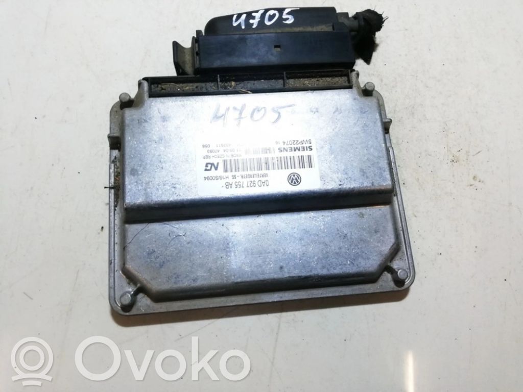 Volkswagen Touareg I Sterownik / Moduł skrzyni biegów 