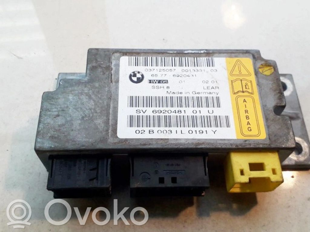 Module de contrôle airbag   65776920481,692048101,65776920481,6920481