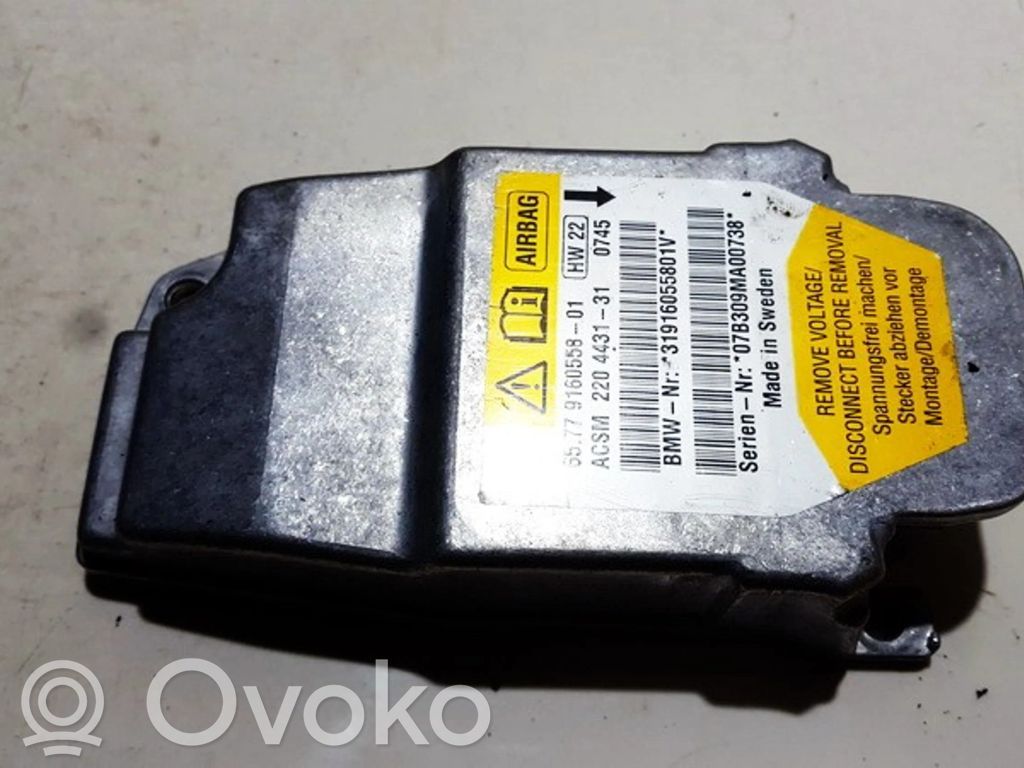 BMW 5 E60 E61 Sterownik / Moduł Airbag 