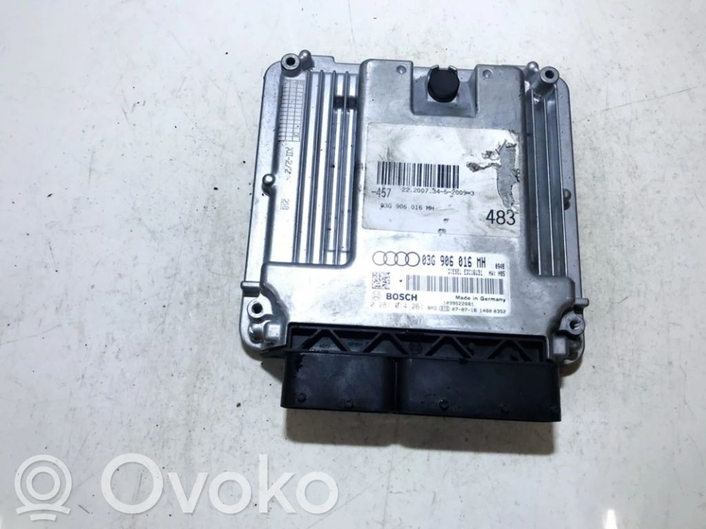 Unidad de control/módulo del motor   03G906016MH,0281014261,0281014261,03G906016MH,1039S22681,14800352