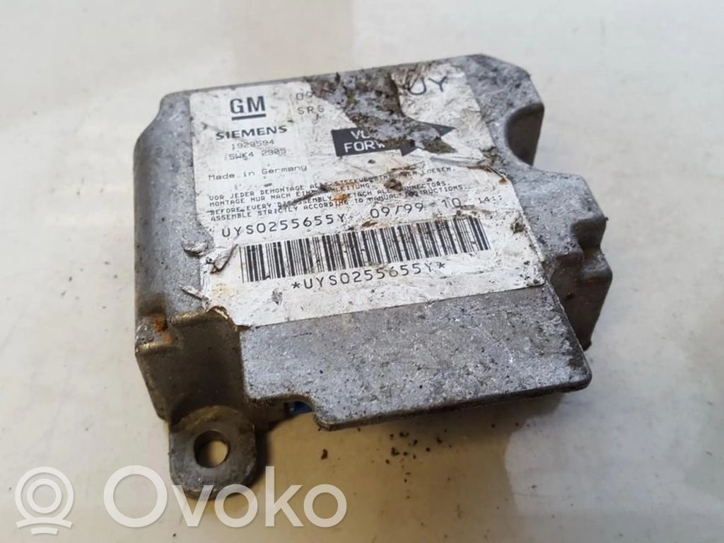 Opel Astra G Centralina/modulo airbag