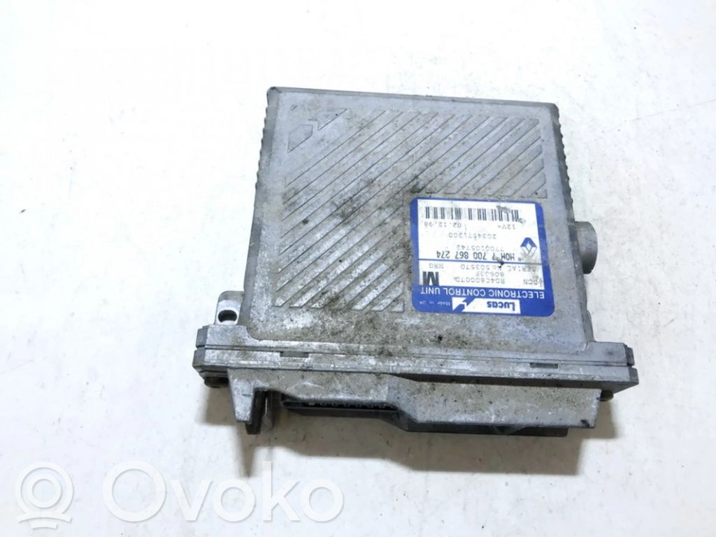 Engine control unit/module   HOM7700867274,7700867274,2034571200,7700105742,7700867274,80603F,HOM7700867274,R04C80007D