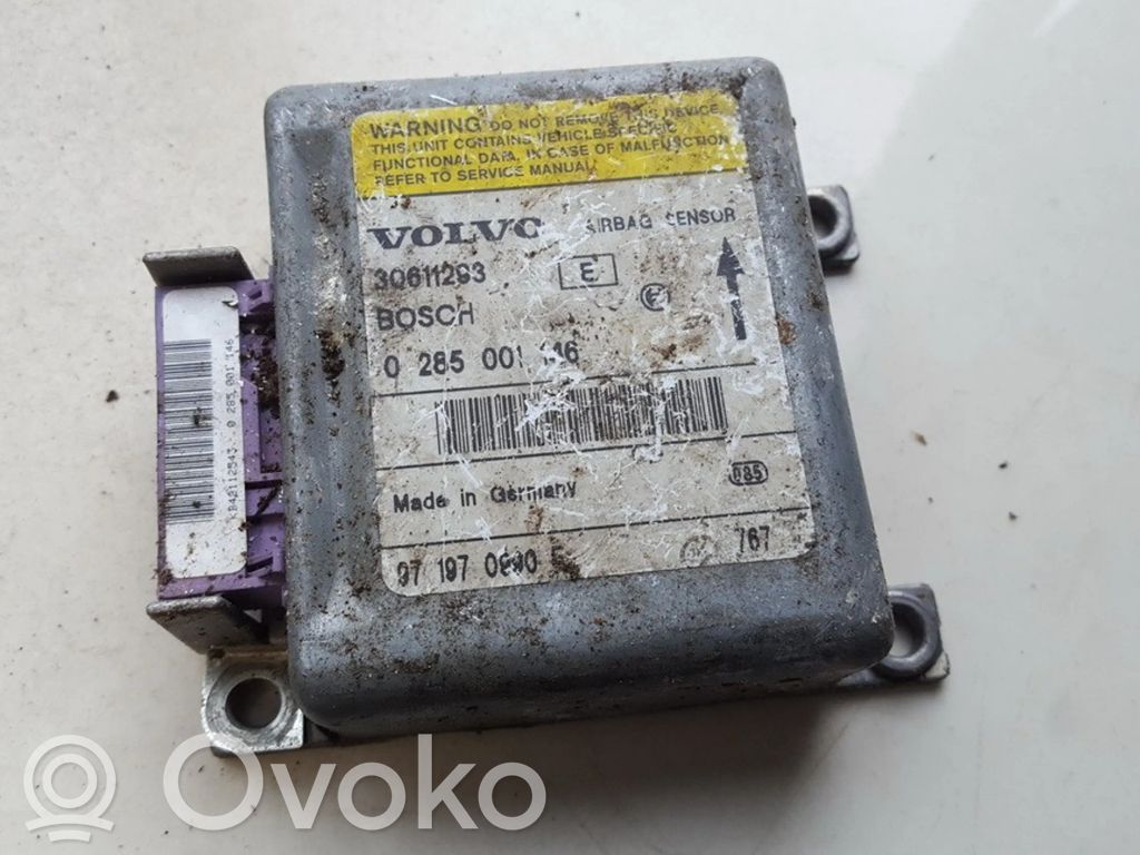 Volvo S40, V40 Centralina/modulo airbag