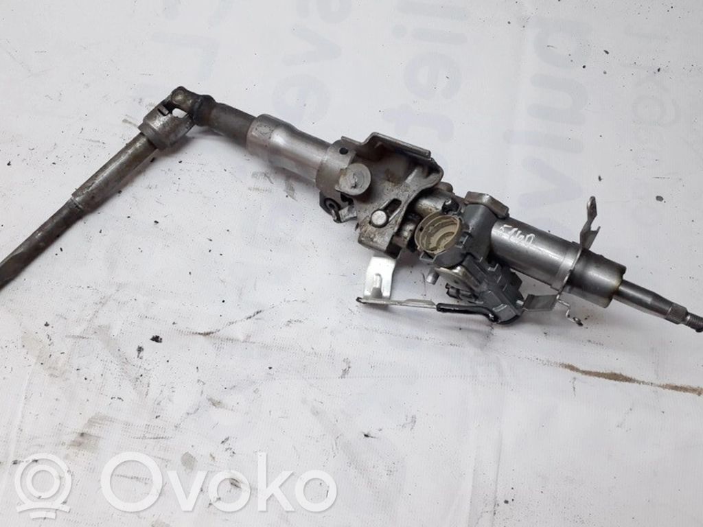 Steering wheel axle