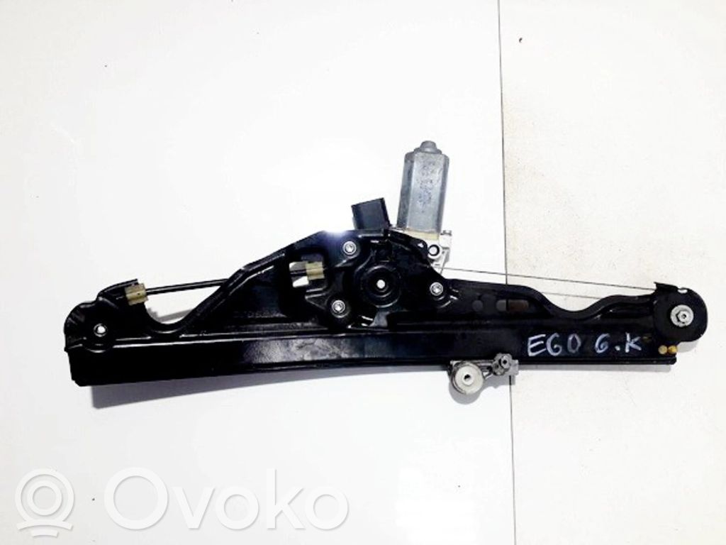 BMW 5 E60 E61 Regulador con motor de la ventanilla de la puerta corredera 