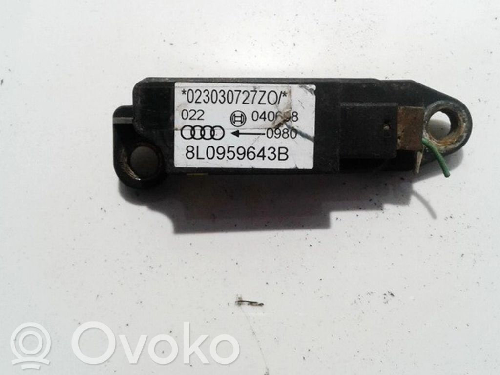 Sensor impacto/accidente para activar Airbag   8L0959643B,023030727ZO,023030727ZO,8L0959643B