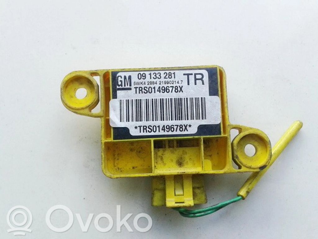 Opel Astra G Capteur de collision / impact de déploiement d'airbag