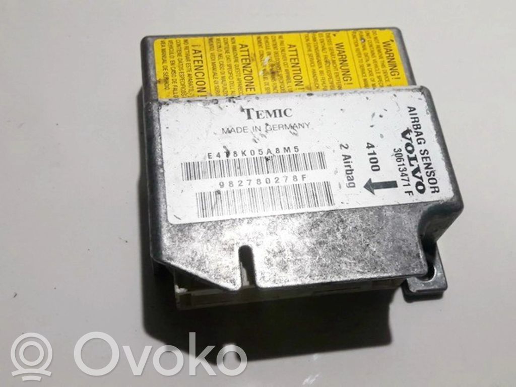 Volvo S40, V40 Module de contrôle airbag 