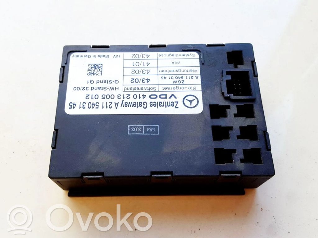 Unité de commande module de porte   A2115403145,410213005012,410213005012,A2115403145