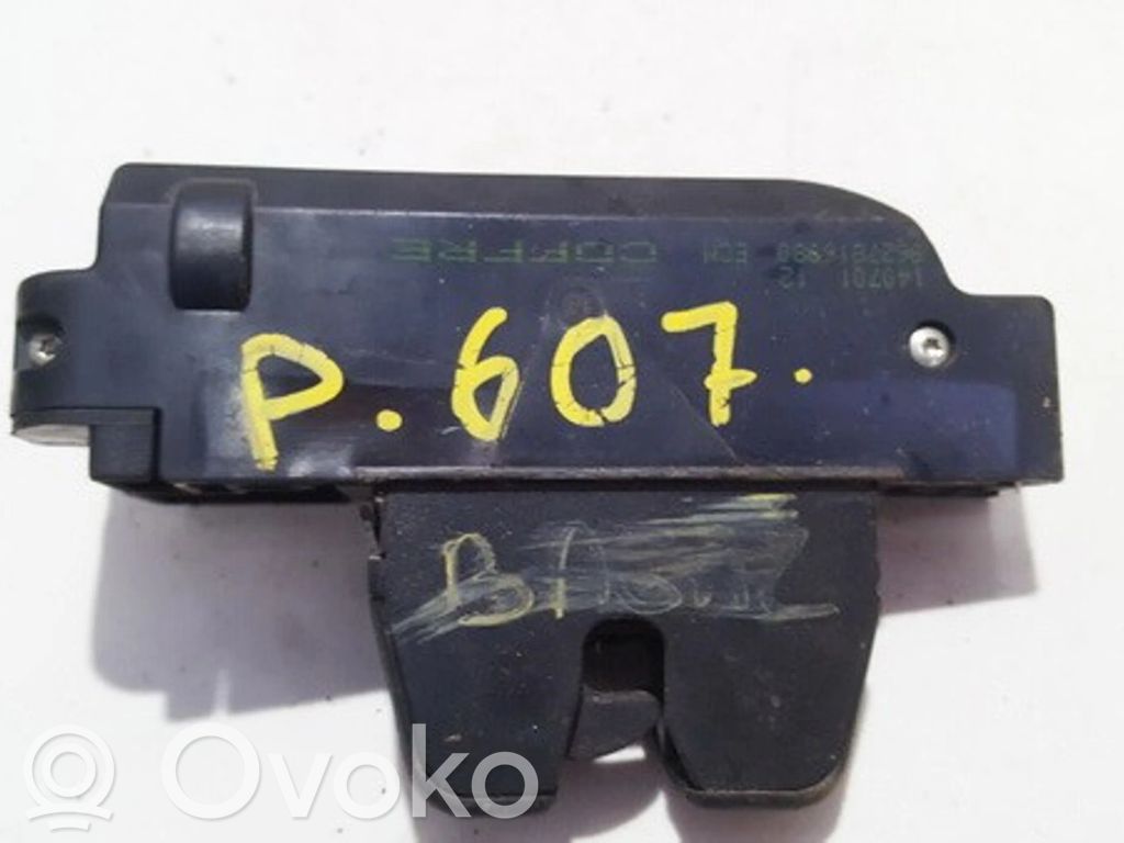 Peugeot 607 Blocco/chiusura/serratura del portellone posteriore/bagagliaio 