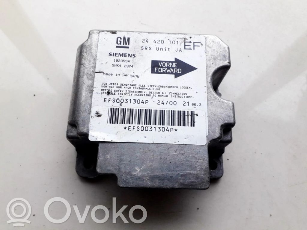 Unidad de control/módulo del Airbag   24420101EF,1923594,1923594,24420101EF,5WK42974
