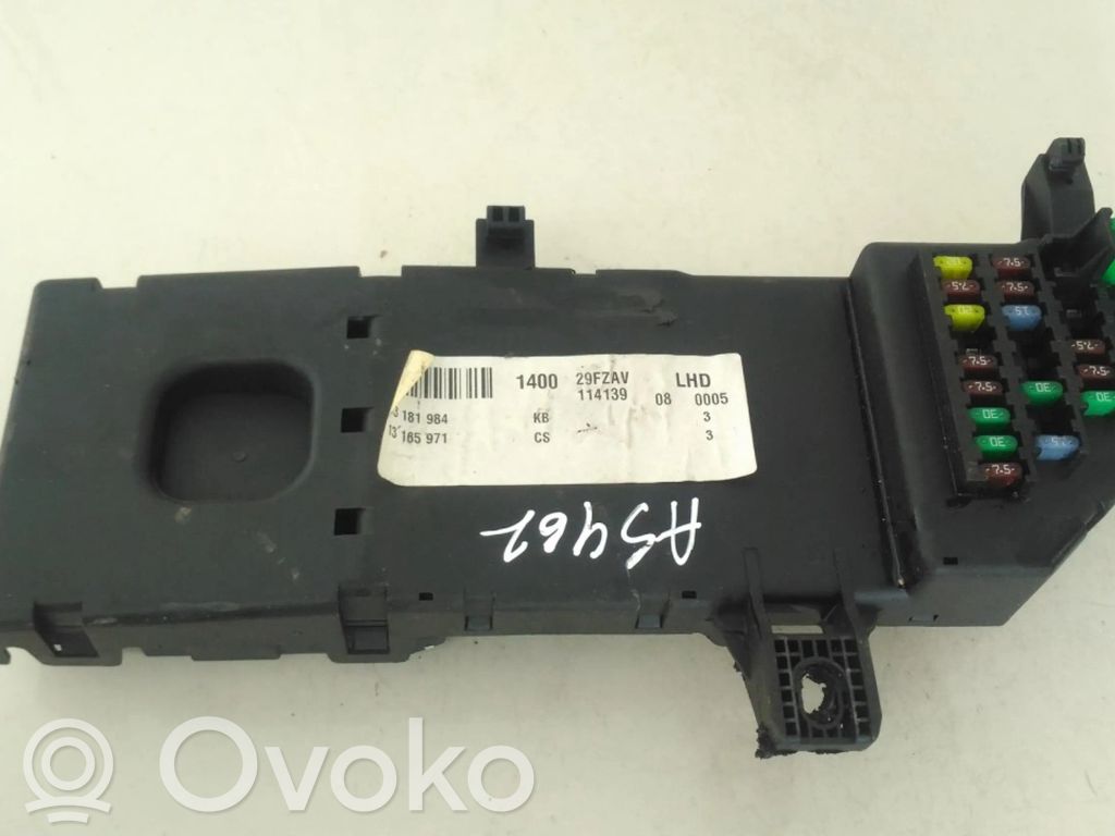 Opel Vectra C Set scatola dei fusibili