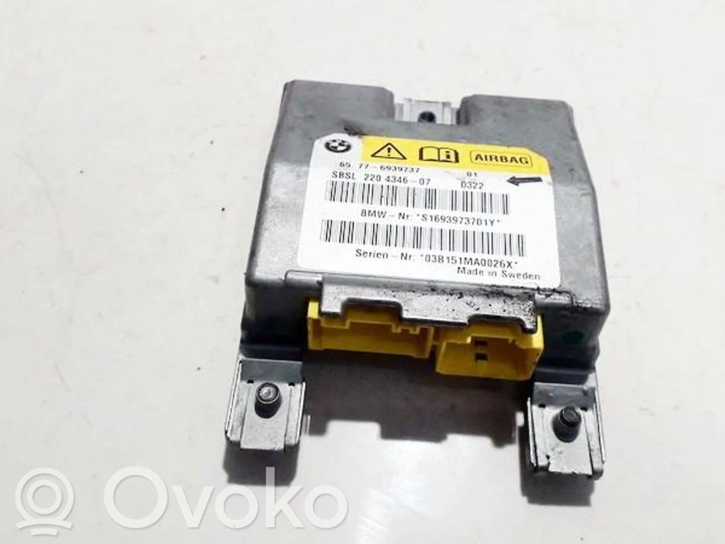 Airbag control unit/module   65776939737,S1693973701Y,03B151MA0026X,65776939737,S1693973701Y