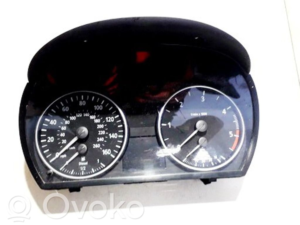 BMW 3 E90 E91 Speedometer (instrument cluster) 