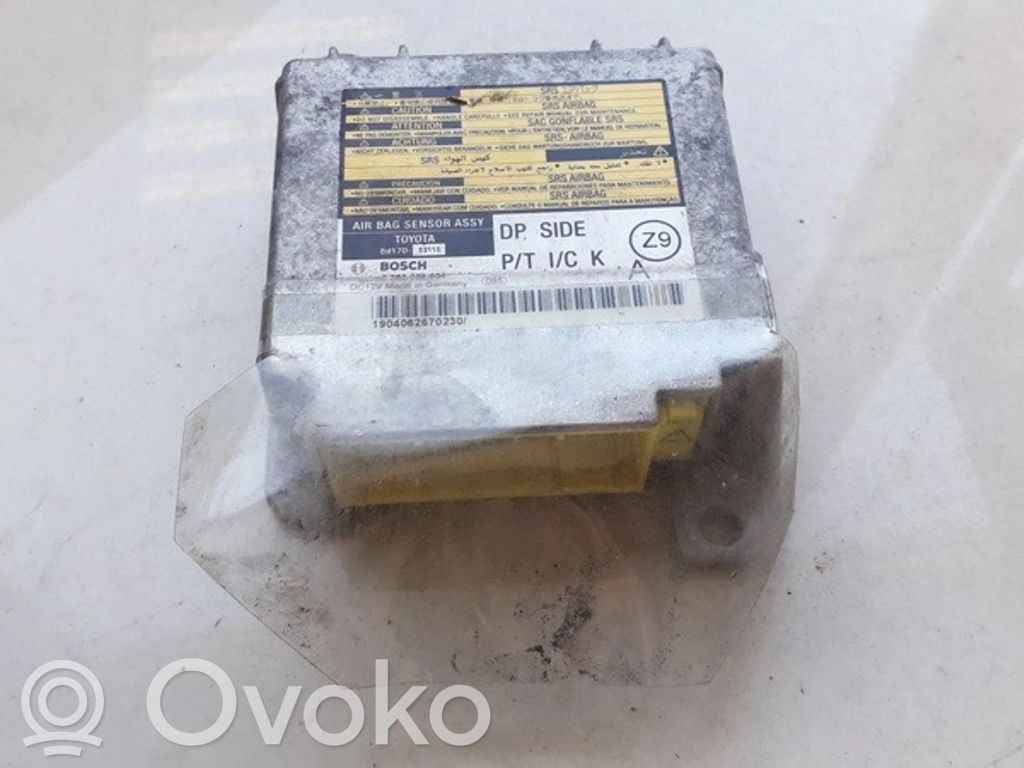 Lexus IS 220D-250-350 Centralina/modulo airbag 