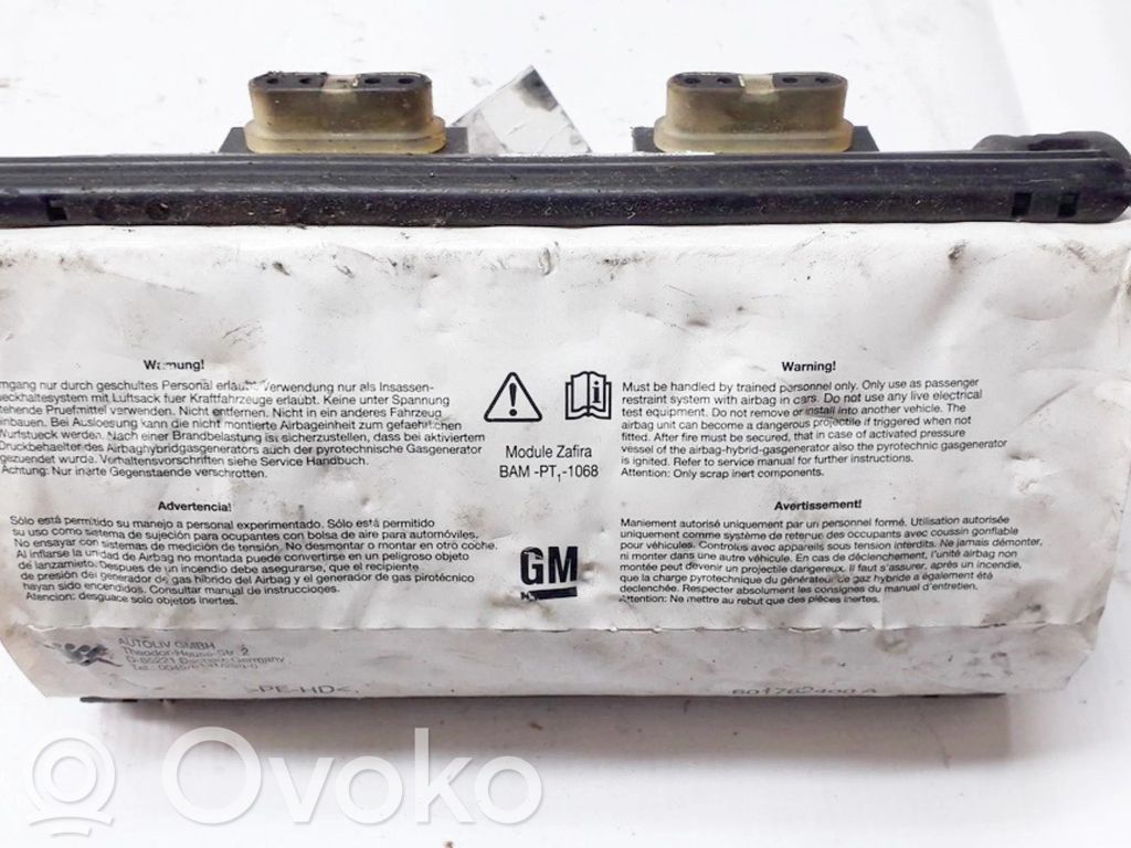 Opel Zafira B Airbag pasager 