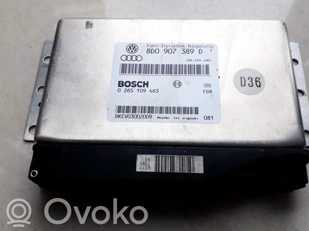 ABS-ohjainlaite/moduuli   8D0907389D,0265109463,0265109463,8D0907389D
