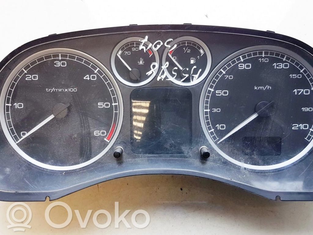 Peugeot 307 Tachimetro (quadro strumenti) 