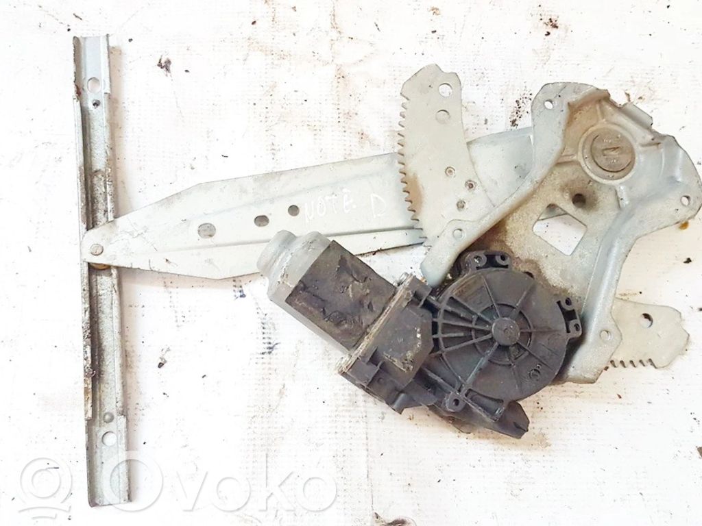 Regulador con motor de la ventanilla de la puerta corredera