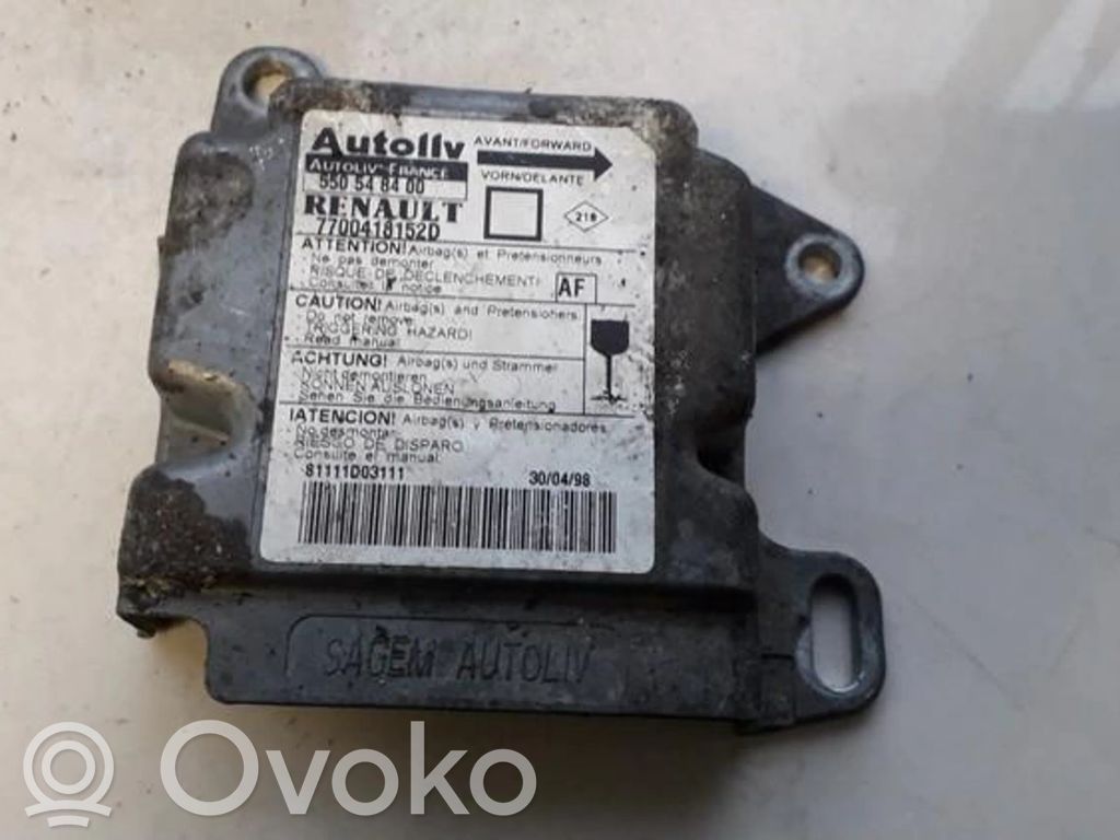 Renault Megane I Unitate/modul de comandă airbaguri 