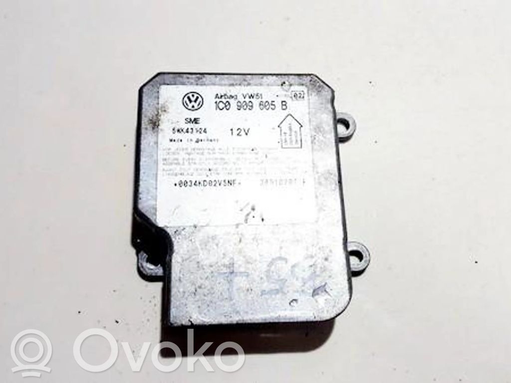 Unitate/modul de comandă airbaguri   1C0909605B,5WK43124,1C0909605B,5WK43124