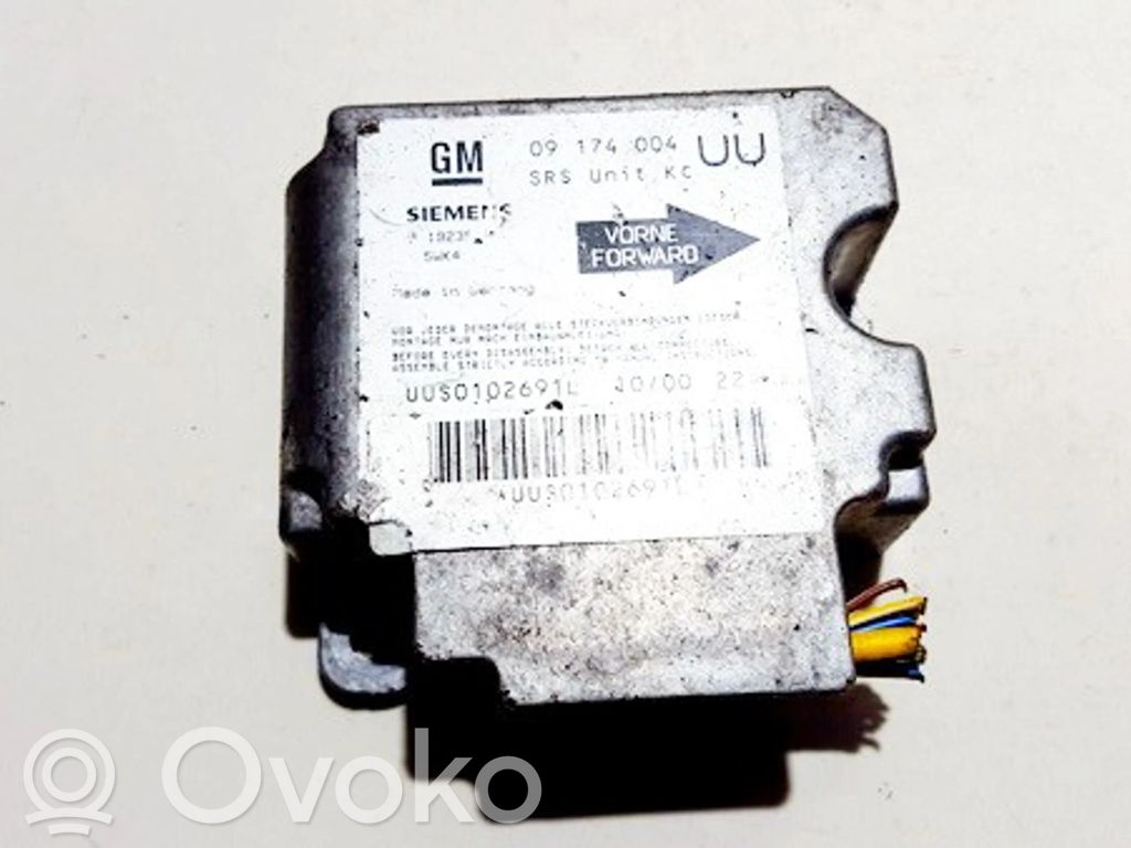 Opel Astra G Unitate/modul de comandă airbaguri