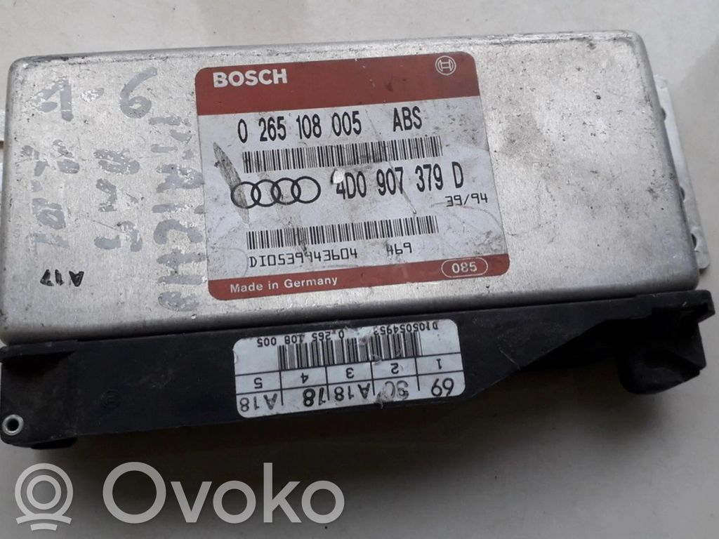 Sterownik / moduł ABS   4D0907379D,0265108005,0265108005,4D0907379D