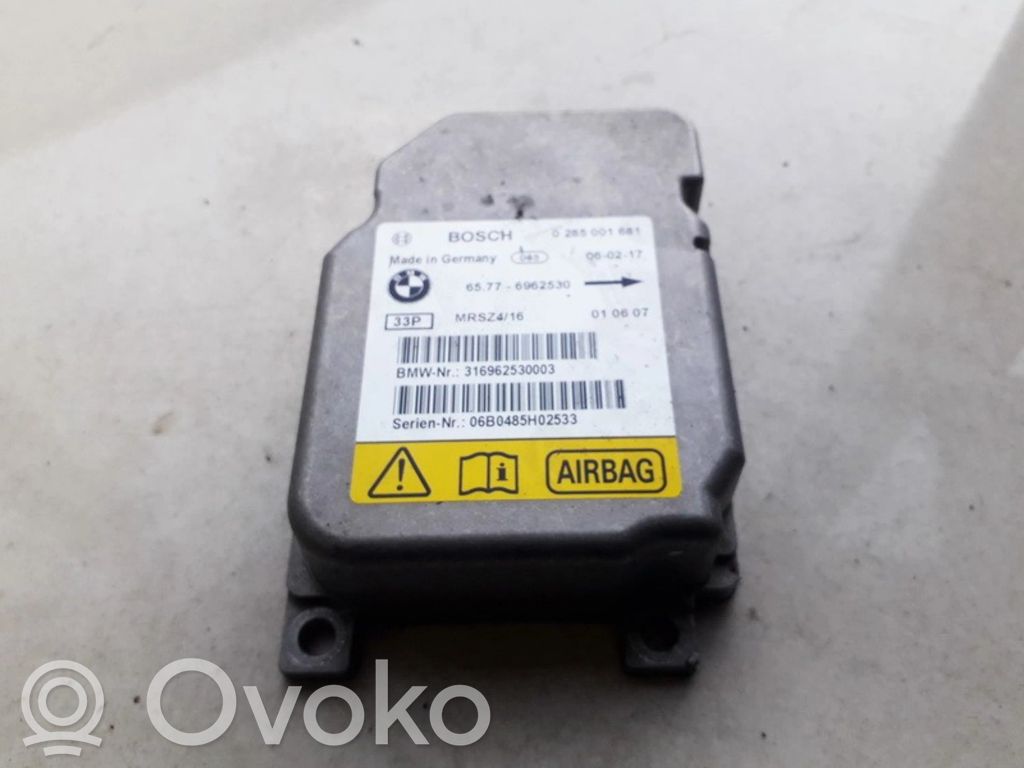 Airbag control unit/module   0285001681,65776962530,0285001681,65776962530