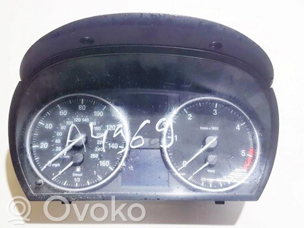 BMW 3 E90 E91 Geschwindigkeitsmesser Cockpit 