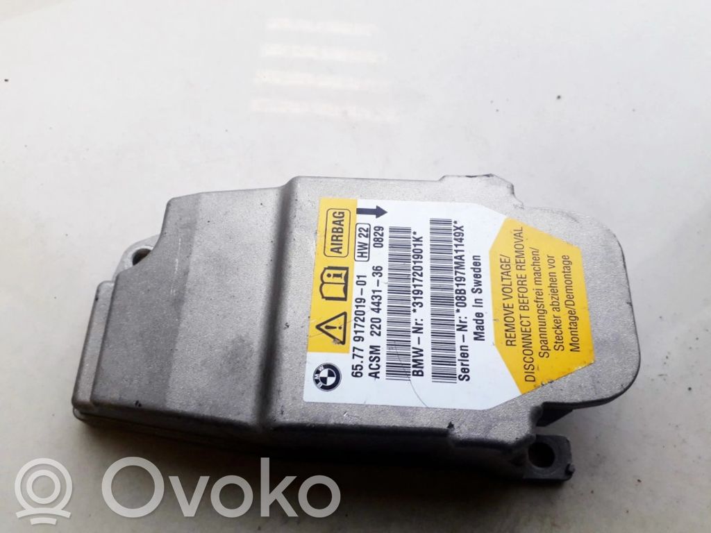 BMW 5 E60 E61 Unitate/modul de comandă airbaguri 