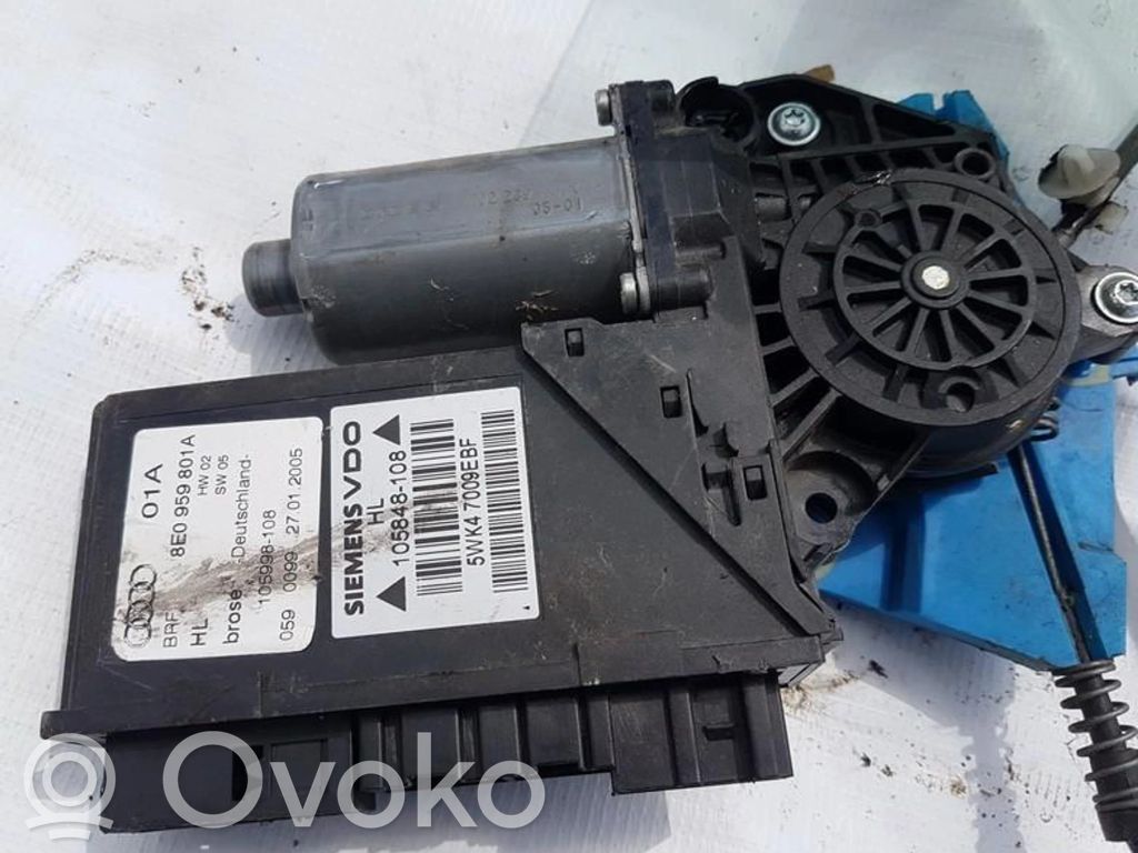 Audi A4 S4 B6 8E 8H Motorino alzacristalli della portiera posteriore