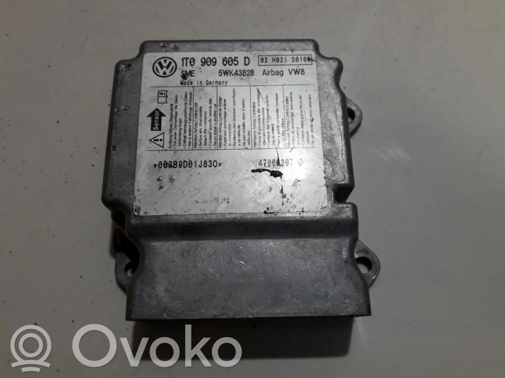 Volkswagen Touran I Unitate/modul de comandă airbaguri 