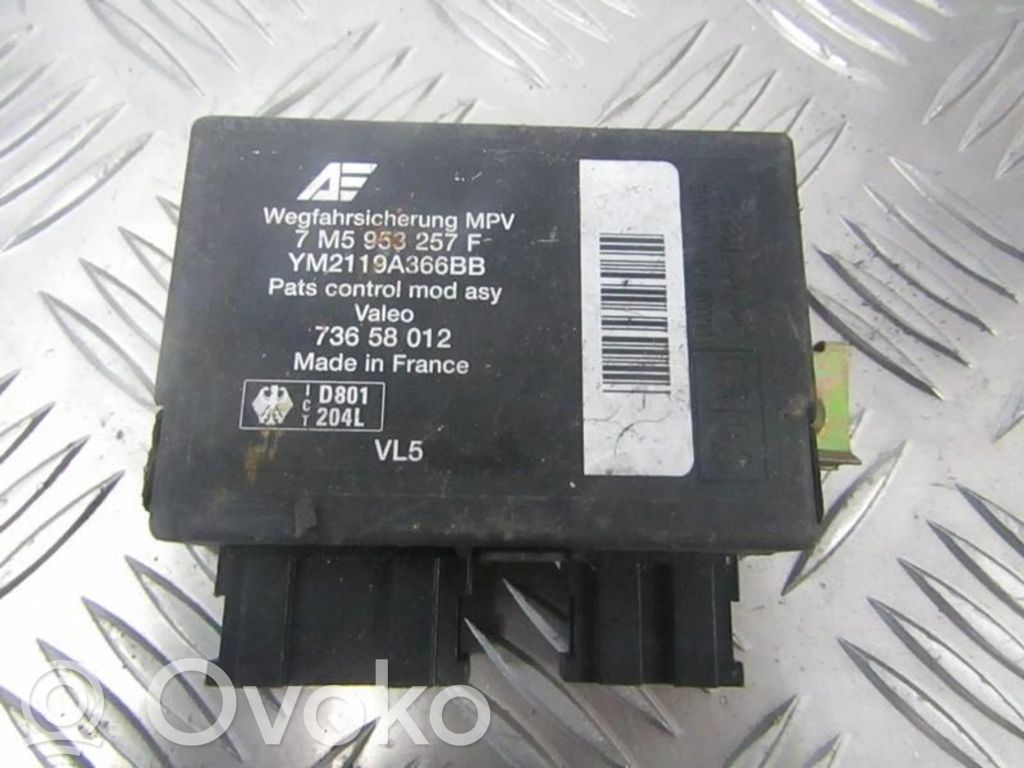 Unidad de control/módulo inmovilizadora   73658012,7M5953257F,73658012,7M5953257F,YM2119A366BB
