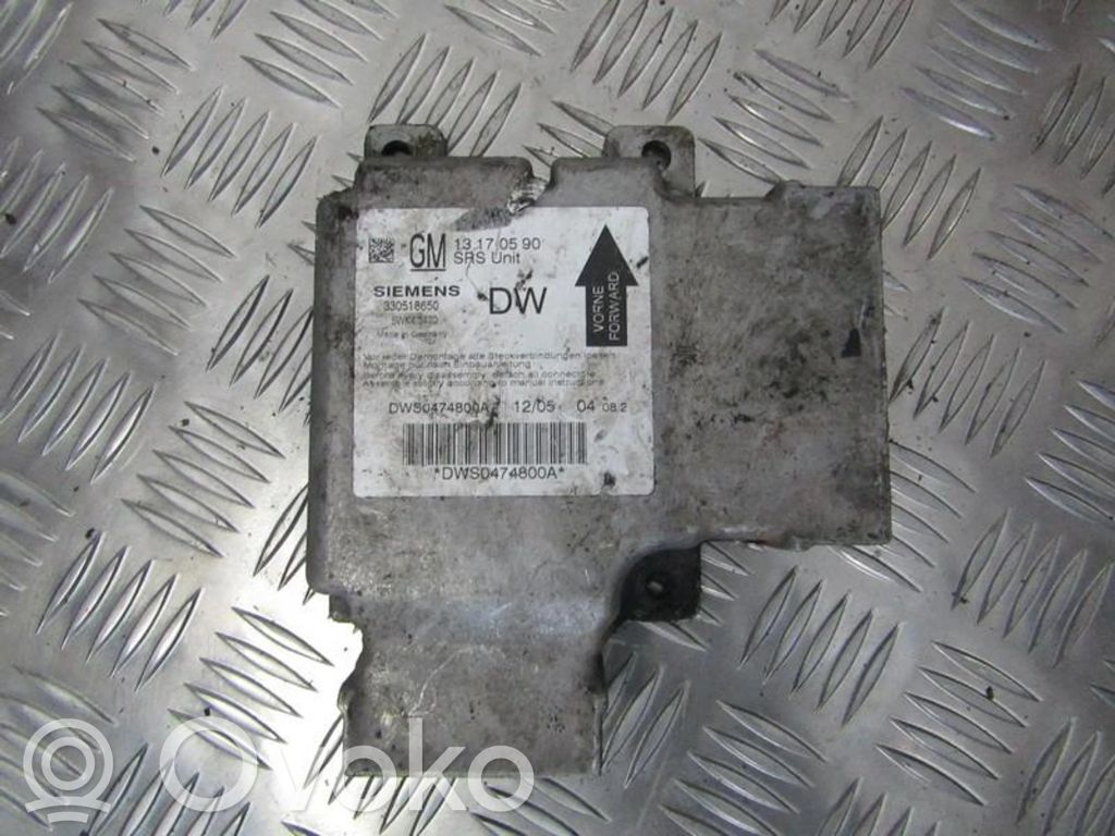 Opel Vectra C Unitate/modul de comandă airbaguri 