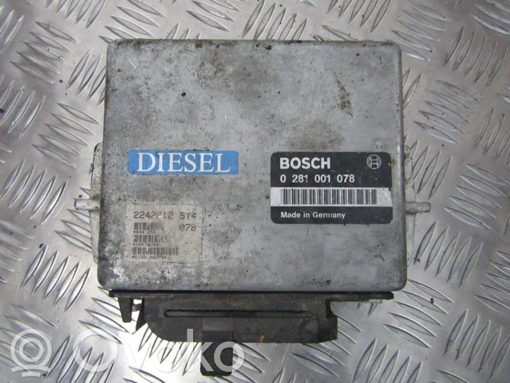 Unidad de control/módulo del motor   0281001078,22422125T4,0281001078,22422125T4