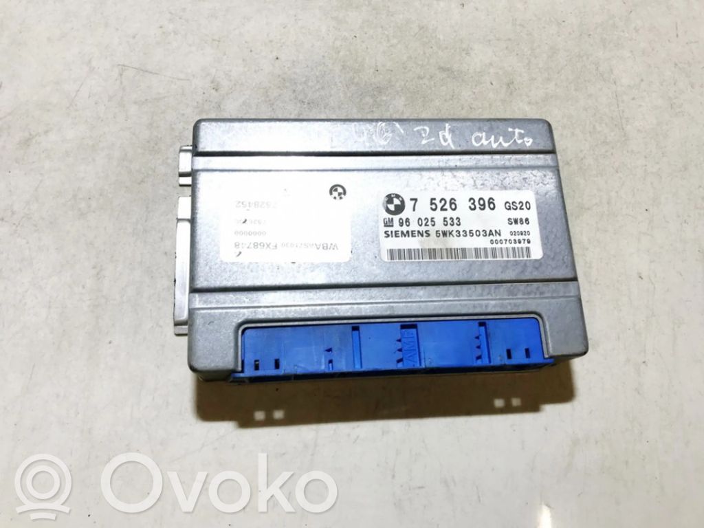 Unidad de control/módulo de la caja de cambios   7526396,96025533,5WK33503,7526396,7528452,96025533