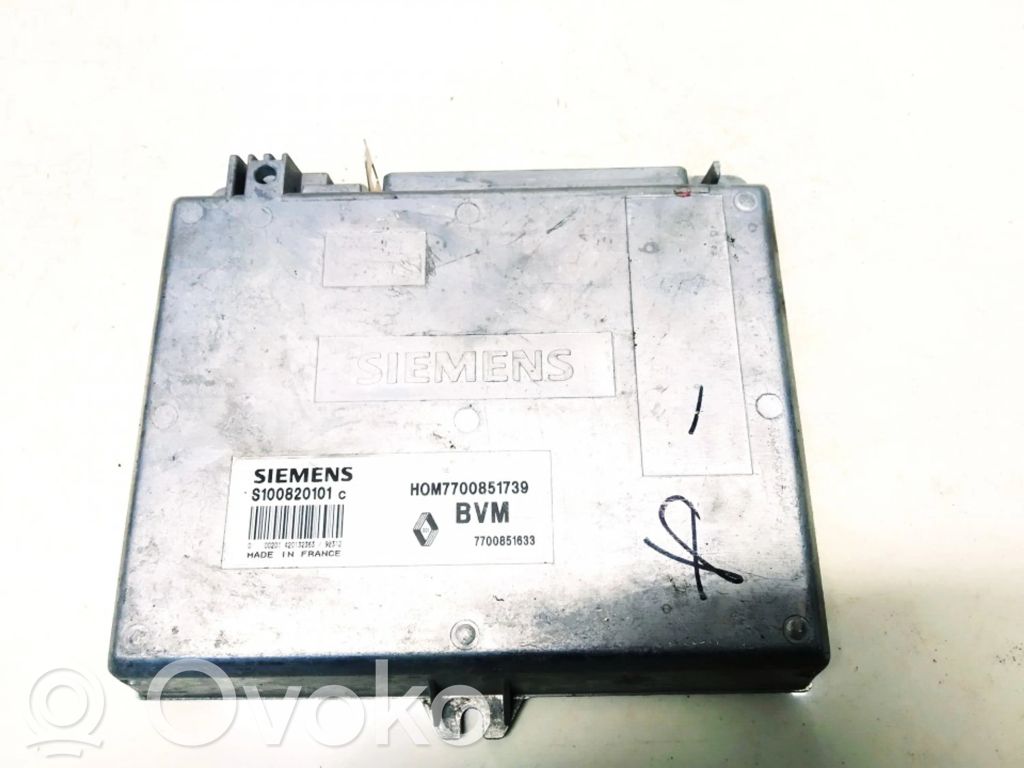 Engine control unit/module   S100820101C,HOM7700851739,HOM7700851739,S100820101C