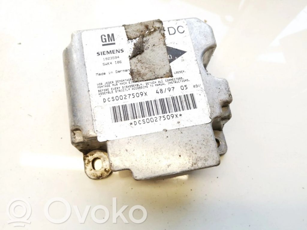 Opel Omega B1 Unidad de control/módulo del Airbag 