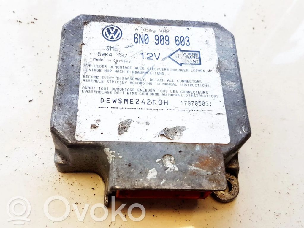 Unidad de control/módulo del Airbag   6N0909603,5WK4137,5WK4137,6N0909603