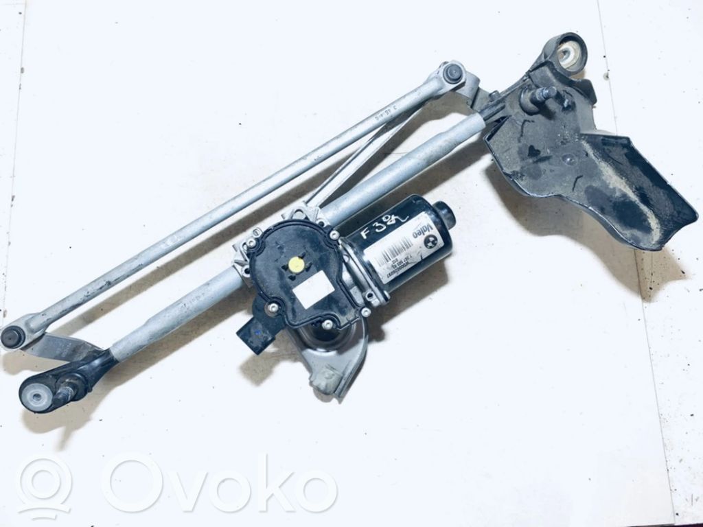 BMW 3 F30 F35 F31 Mechanizm i silniczek wycieraczek szyby przedniej / czołowej 