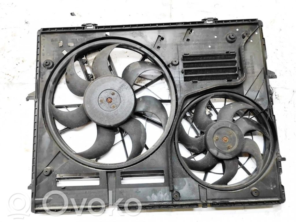 Volkswagen Touareg I Suport ventilator radiator 