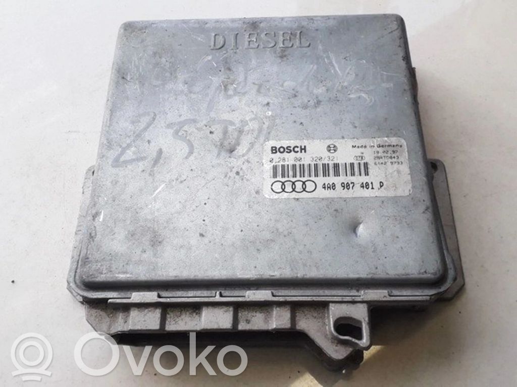 Unidad de control/módulo del motor   0281001320,0281001321,0281001320,0281001321,4A0907401P