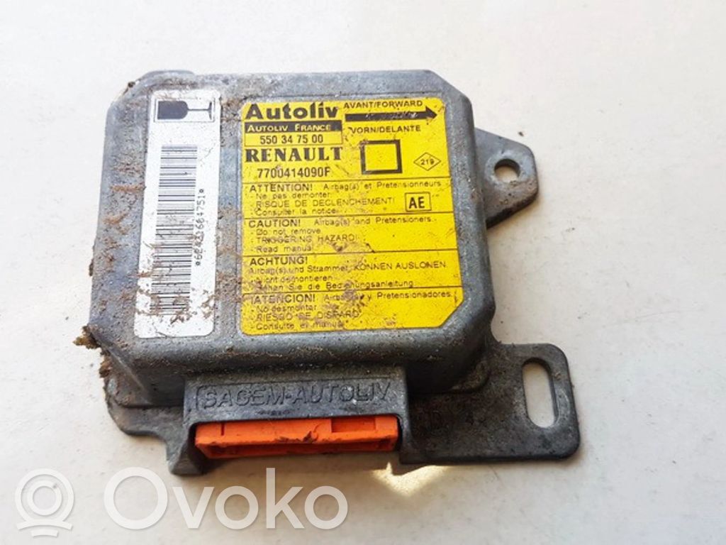 Centralina/modulo airbag   550347500,7700414090F,550347500,7700414090F