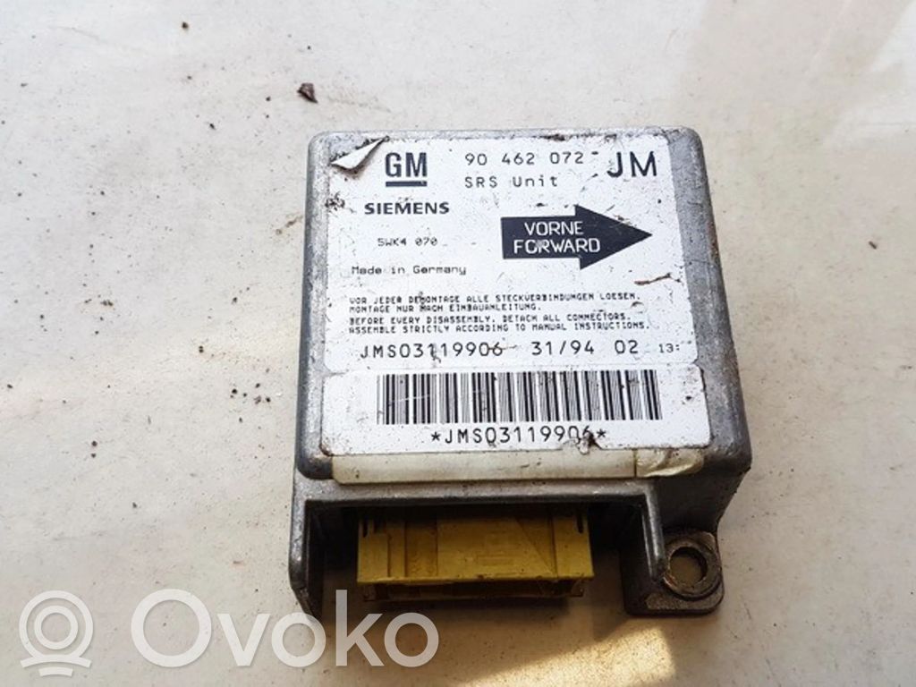 Opel Vectra A Unidad de control/módulo del Airbag 