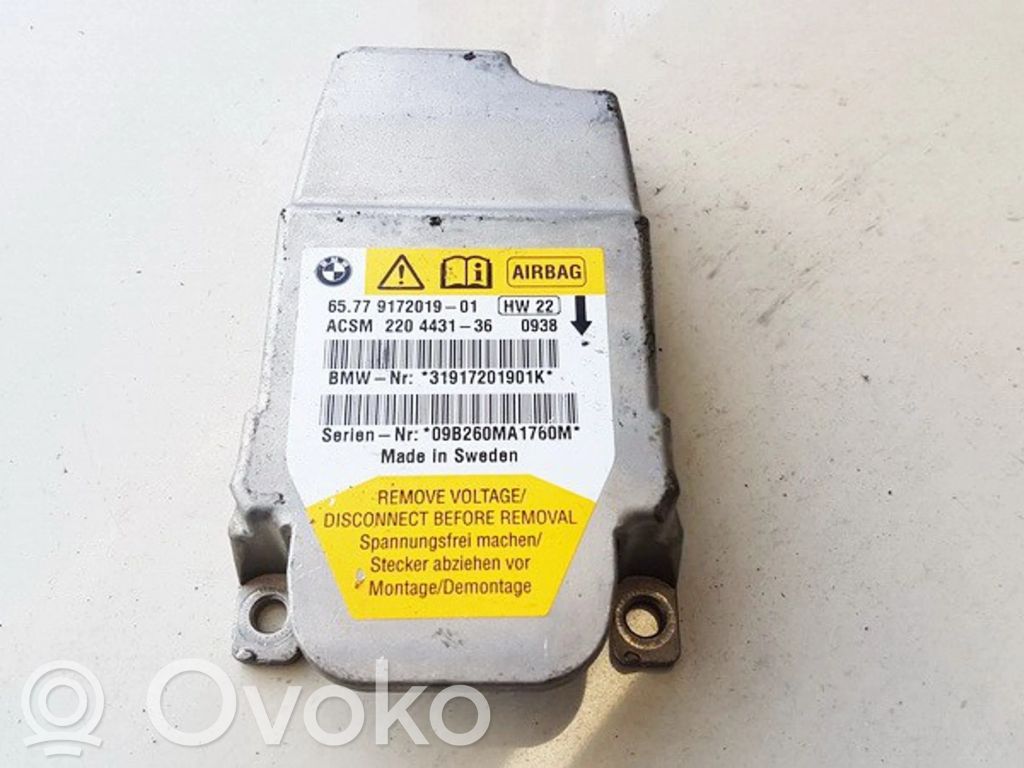 Sterownik / Moduł Airbag   6577917201901,65,220443136,6577917201901,77917201901
