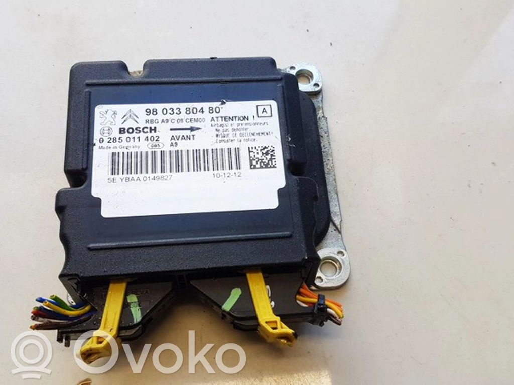 Peugeot 208 I Centralina/modulo airbag
