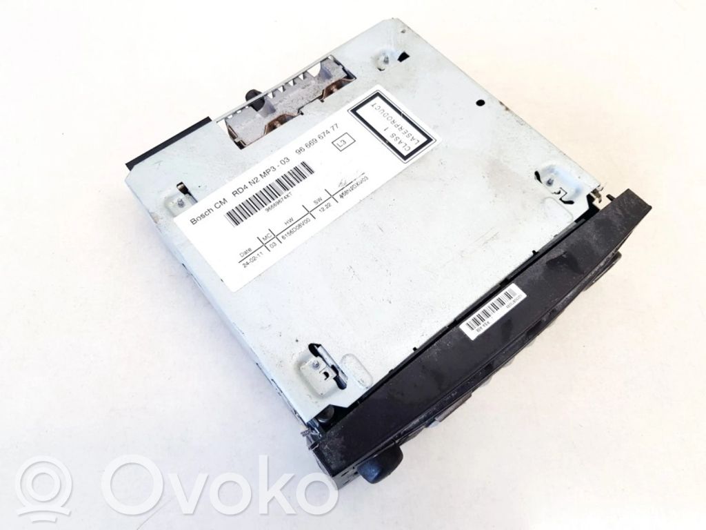 Peugeot 3008 I Panel / Radioodtwarzacz CD/DVD/GPS 